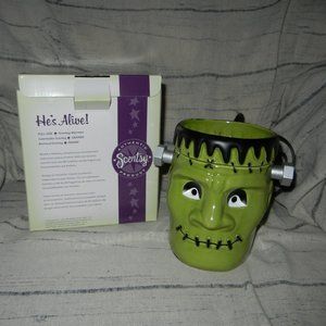 Retired HALLOWEEN SCENTSY "HE'S ALIVE" Frankenstein